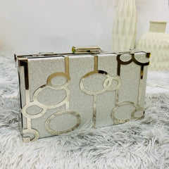 Fancy Clutch-10010 (Silver)