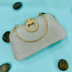 Fancy Clutch-10016 (Silver)