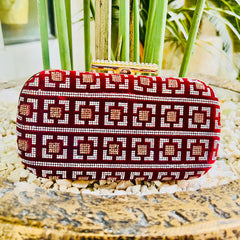 Fancy Clutch-10030 (Maroon)