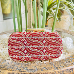 Fancy Clutch-10031 (Red)