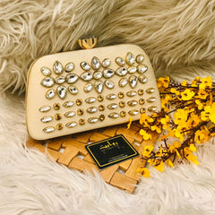 Fancy Clutch-1004 (Off White)