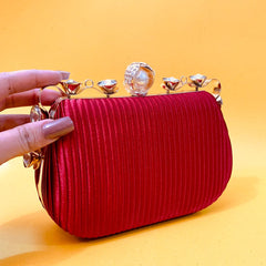 Fancy Clutch-1005 (Maroon)