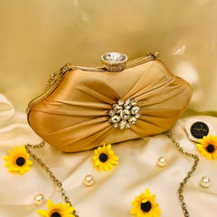 Fancy Clutch-1018 (Golden)