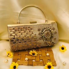 Fancy Clutch-1027 (Golden)