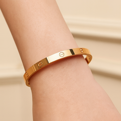 Gold Plated CARTIER Kara Bracelet (Openable)