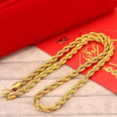 Gold Chain-23 Rassa Chain For Unisex (45 cm)