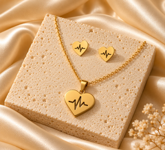 Stainless Steel Locket set-52 (Golden)