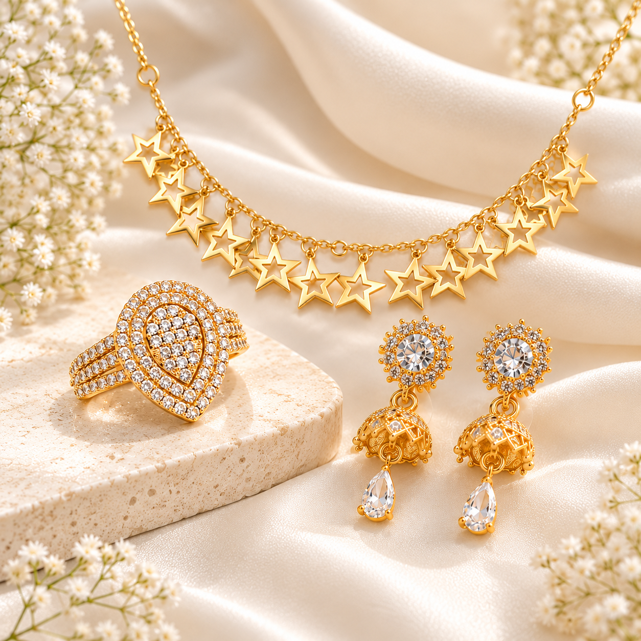 Golden Star Elegance Bundle (Anti Tarnish)