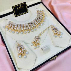Kundan Necklace-47 (Pearl)
