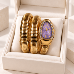 Snake Wrap Watch-03 (Purple)
