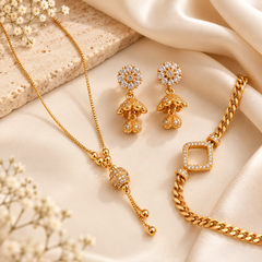 Golden Charm Elegance Bundle (Anti Tarnish)