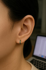 Meena Hoop Bali-08 (Blue)