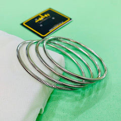 Oxidized Bangles-35 (Silver)