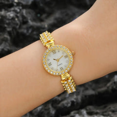 Rawayat Ladies Watch-09 (Golden)
