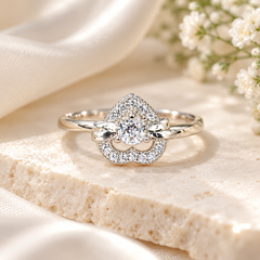 Zircon Ring-511 (Silver)