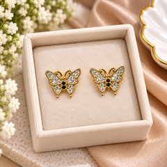 Zircon Studs-257 (Golden)