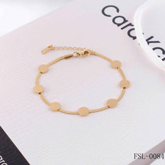 Stainless Steel Bracelet-02 (Golden)