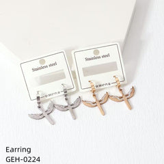 Stainless Steel Earring-01 (Silver)