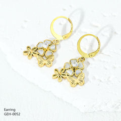 Stainless Steel Earring-02 (Golden)
