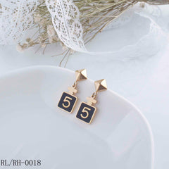 Stainless Steel Earring-03 (Black)