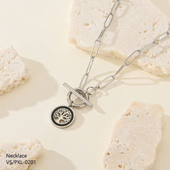 Stainless Steel Locket-05 (Black)