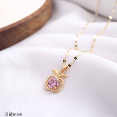 Stainless Steel Locket-08 (Pink)