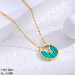 Stainless Steel Locket-12 (Green)