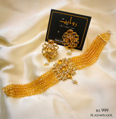 ALAYA Choker Set (Golden)