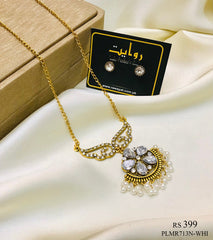 Antique Necklace-10 (White)