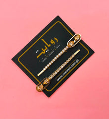 Hair Pin-148 (Pack of 2) (Golden)
