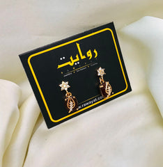 Fancy Earring-78 (Maroon)