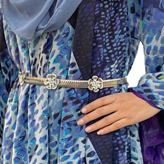 Ladies Waist Belt-04 (Silver)