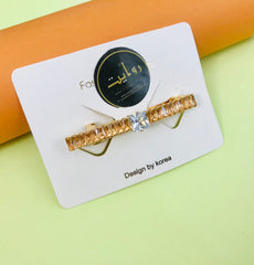 Hair Clips-104 (Golden)