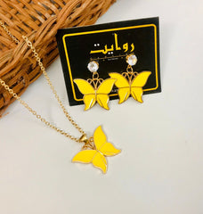 Butterfly Pendant (Yellow)