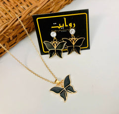 Butterfly Pendant (Black)