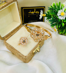 Zircon Kara & Ring-04 (Black)