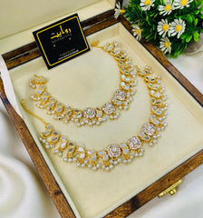 Kundan Anklet-17 (Pearl)