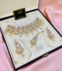 Kundan Necklace-46 (Pearl)