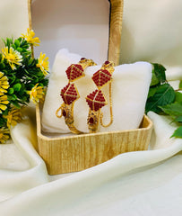 Braided Kara-79 maroon