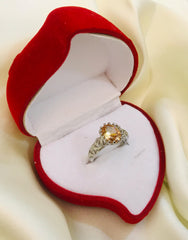 Zircon Ring-44 (Golden)
