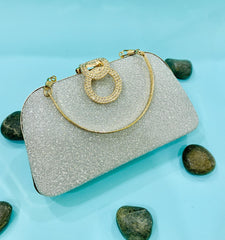 Fancy Clutch-10016 (Silver)
