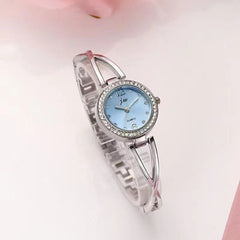 Rawayat Ladies Watch-05 (Silver/Blue)