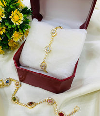 Zircon Bracelet-07 (White)