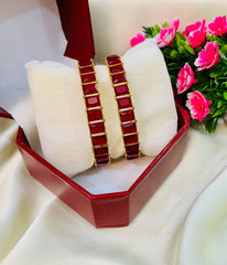 Zircon bangles-23 (Maroon)