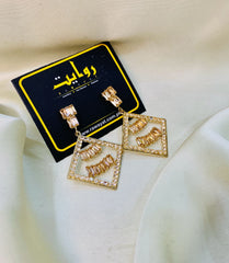 Zircon Earring-81 (Golden)