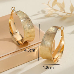 Stainless Steel Ear Studs-17 (Golden)