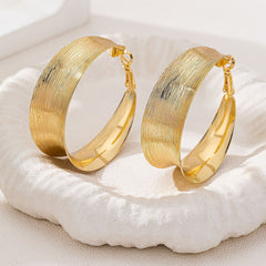 Stainless Steel Ear Studs-17 (Golden)