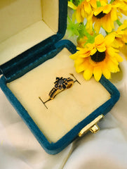 Zircon Ring-65 (Black)