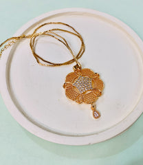 Zircon Pendant-267 (Golden)