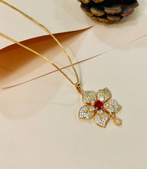 Zircon Pendant-249 (Maroon)